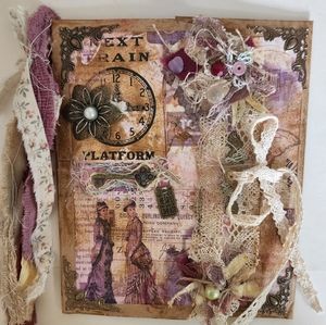 All Aboard Victorian Paper Bag Junk Journal